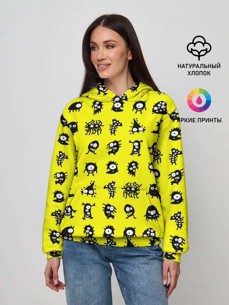 Женское худи / монстры