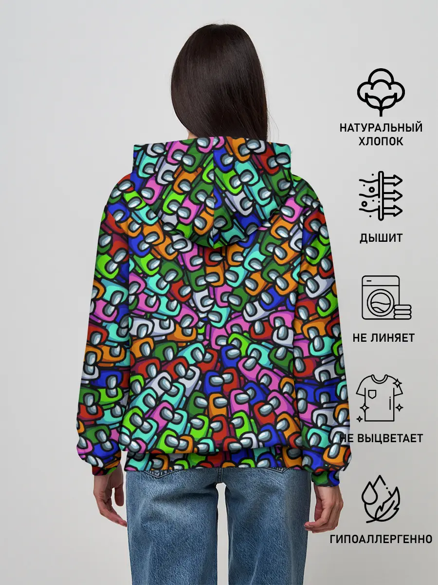 Женское худи / Among Us SHHHHHHH!