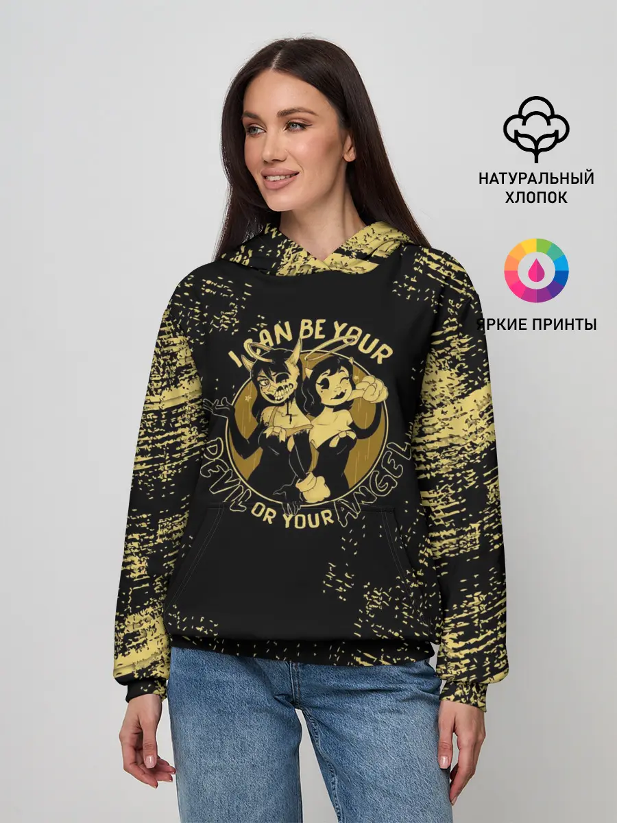 Женское худи / Bendy And The Ink Machine