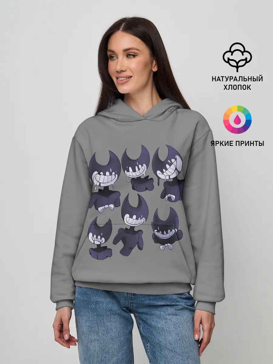 Женское худи / Bendy And The Ink Machine