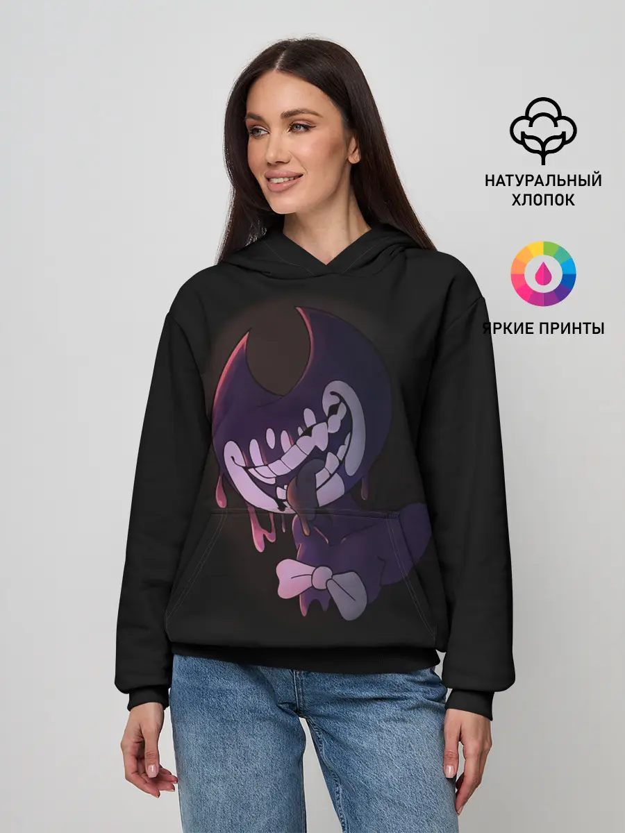 Женское худи / Bendy And The Ink Machine