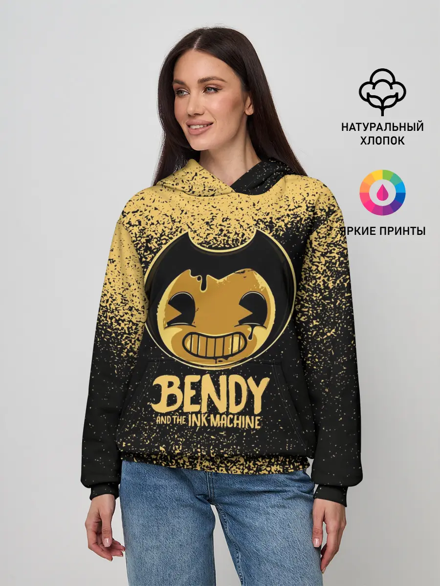 Женское худи / Bendy And The Ink Machine
