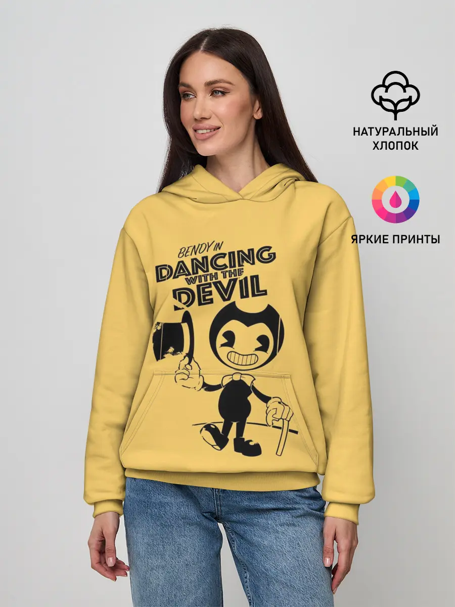 Женское худи / Bendy And The Ink Machine