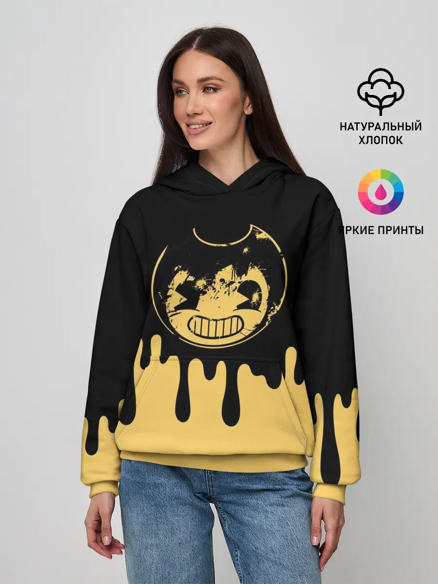 Женское худи / Bendy And The Ink Machine