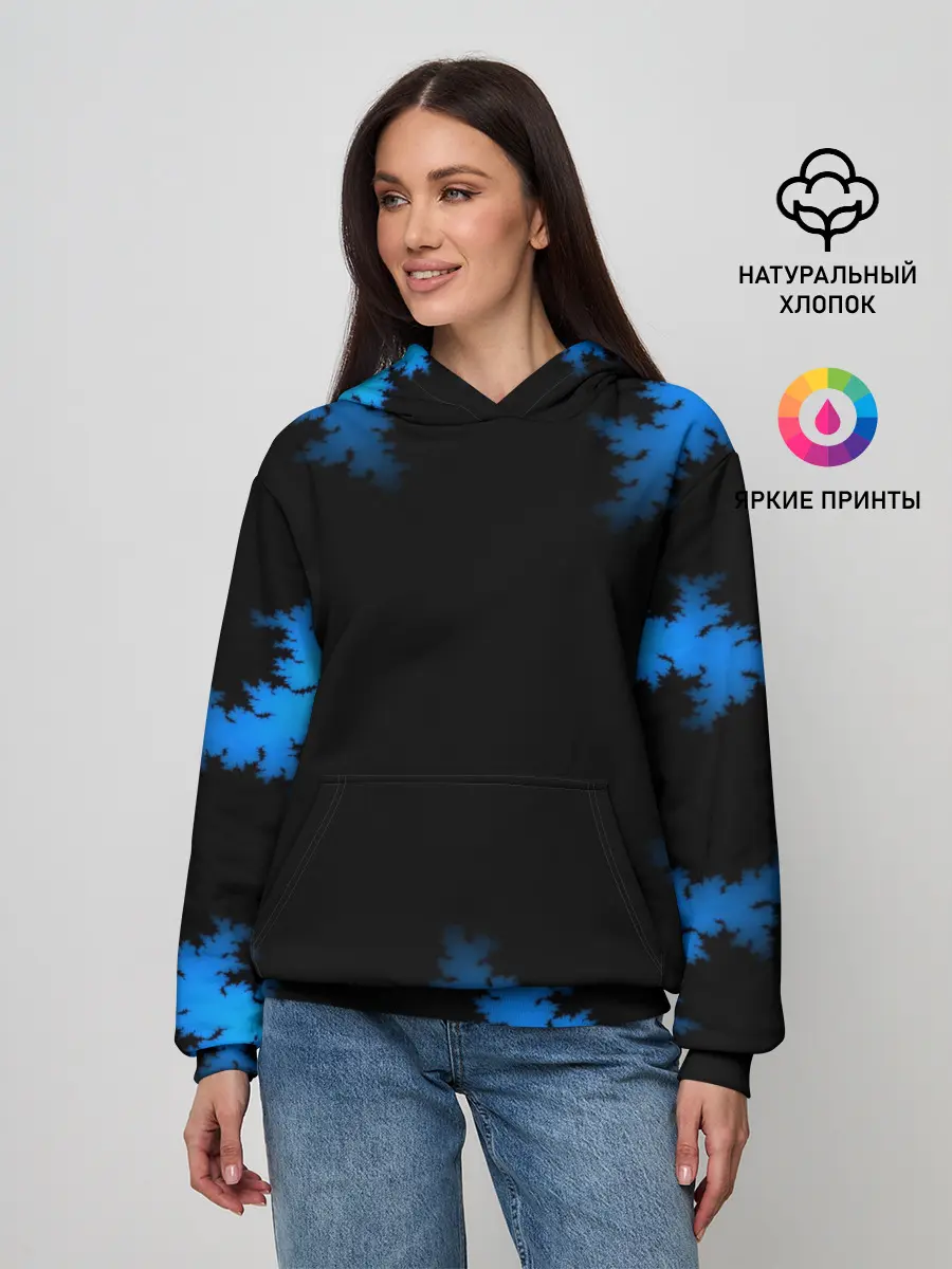 Женское худи / Морозный узор