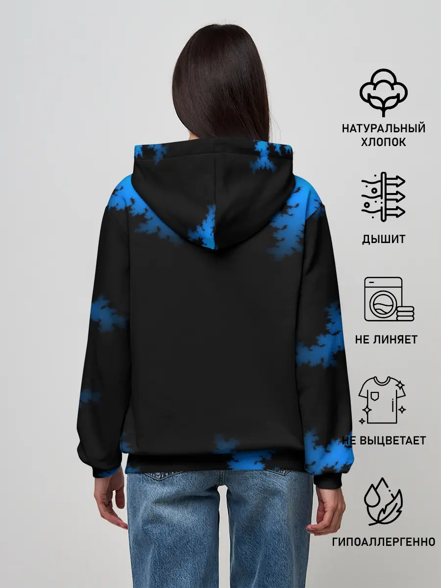 Женское худи / Морозный узор