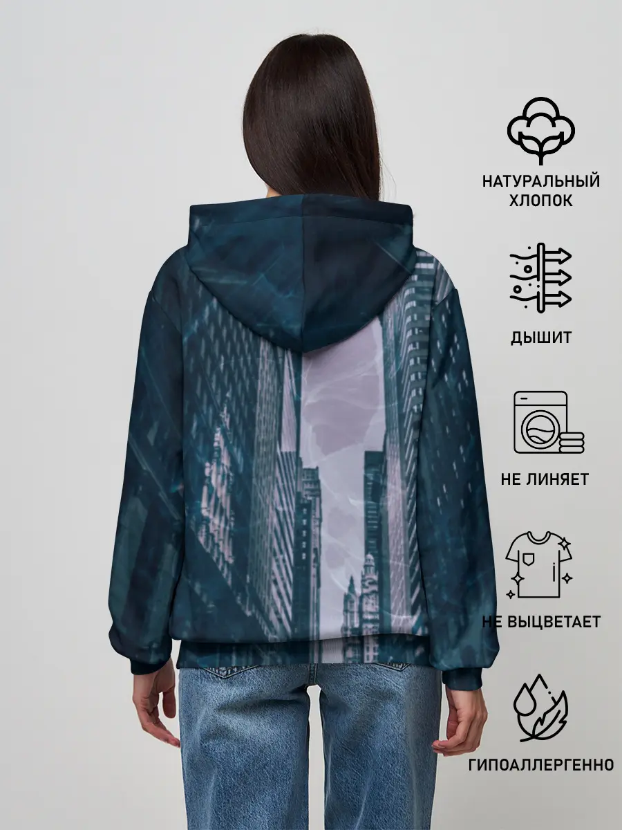 Женское худи / Zero Two в большом городе