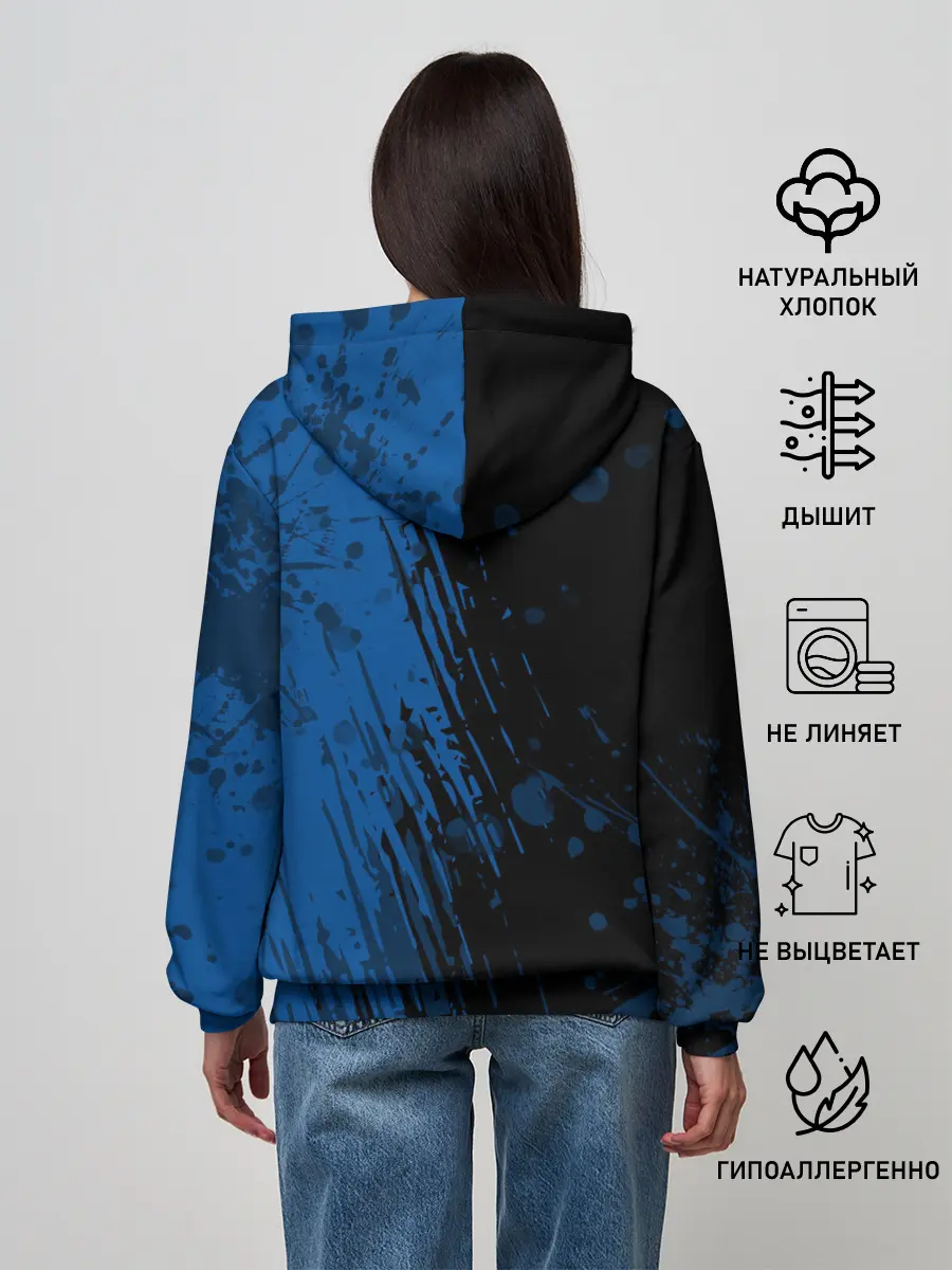 Женское худи / FC Barcelona / ФК Барселона.