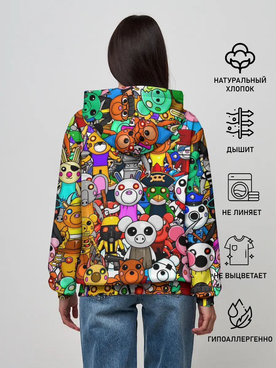 Женское худи / ROBLOX PIGGY