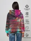 Женское худи / Palm glitch art
