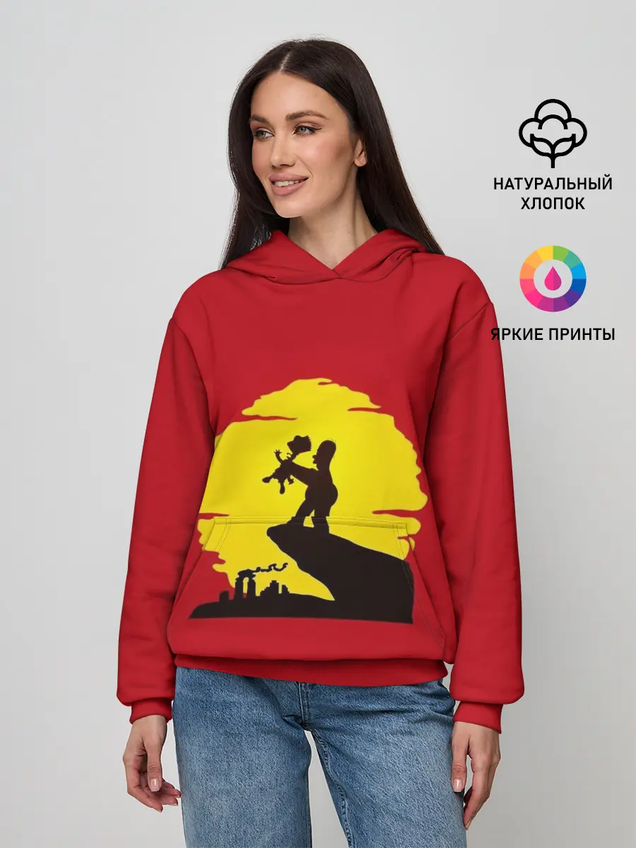 Женское худи / КОРОЛЬ БАРТ