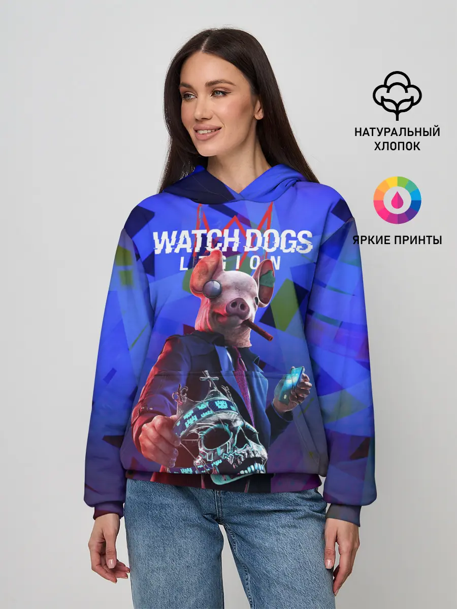 Женское худи / Watch Dogs: Legion