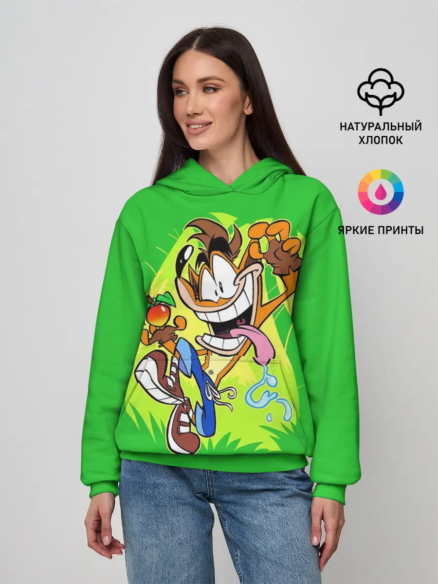 Женское худи / CRASH BANDICOOT