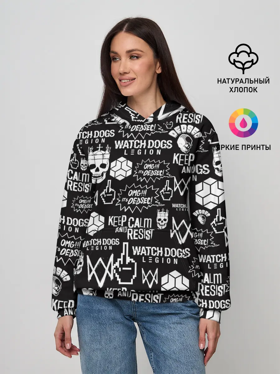 Женское худи / WATCH DOGS LEGION