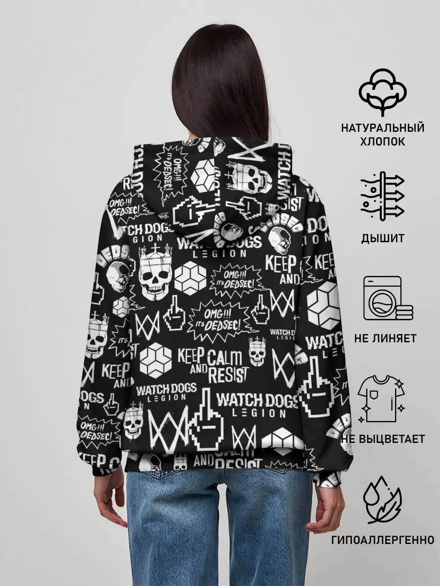 Женское худи / WATCH DOGS LEGION