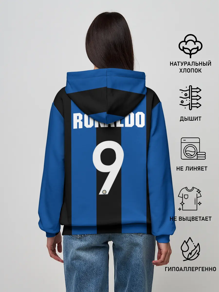 Женское худи / Ретро Форма Интер