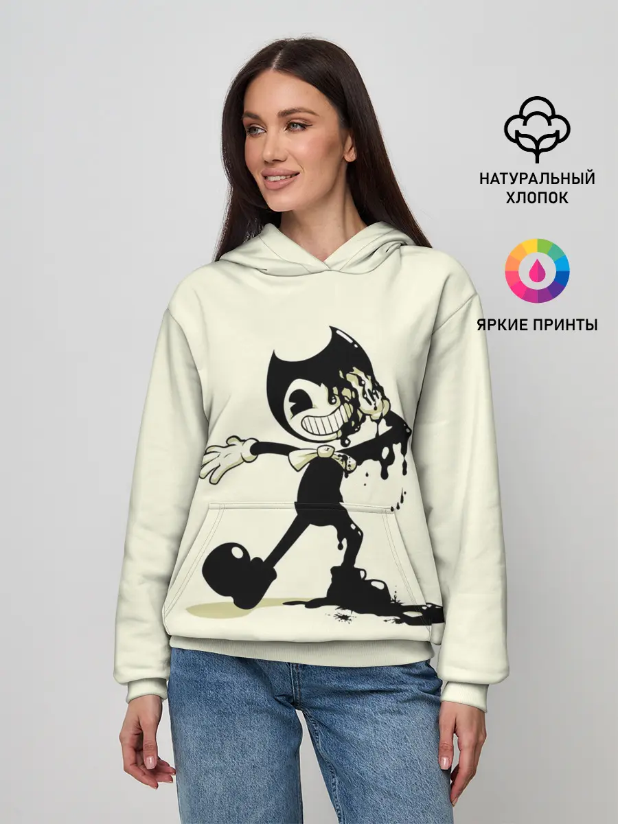 Женское худи / Bendy And The Ink Machine