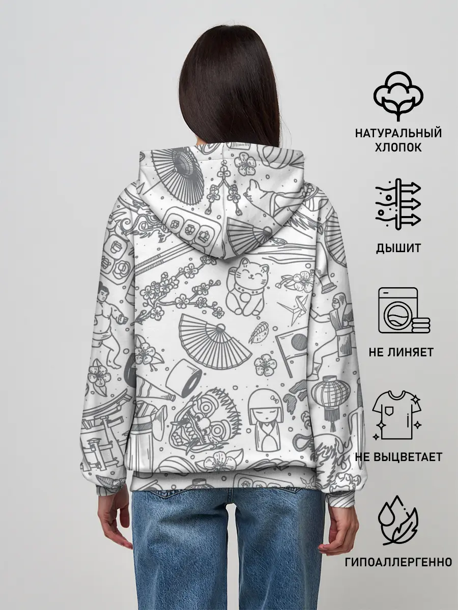 Женское худи / Япония | Страна Восходящего Солнца