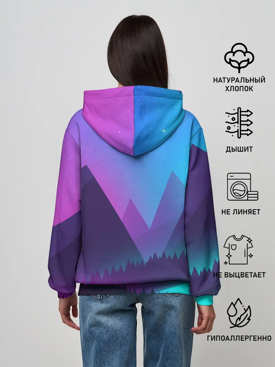 Женское худи / NEON FOREST