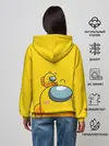 Женское худи / AMONG US YELLOW