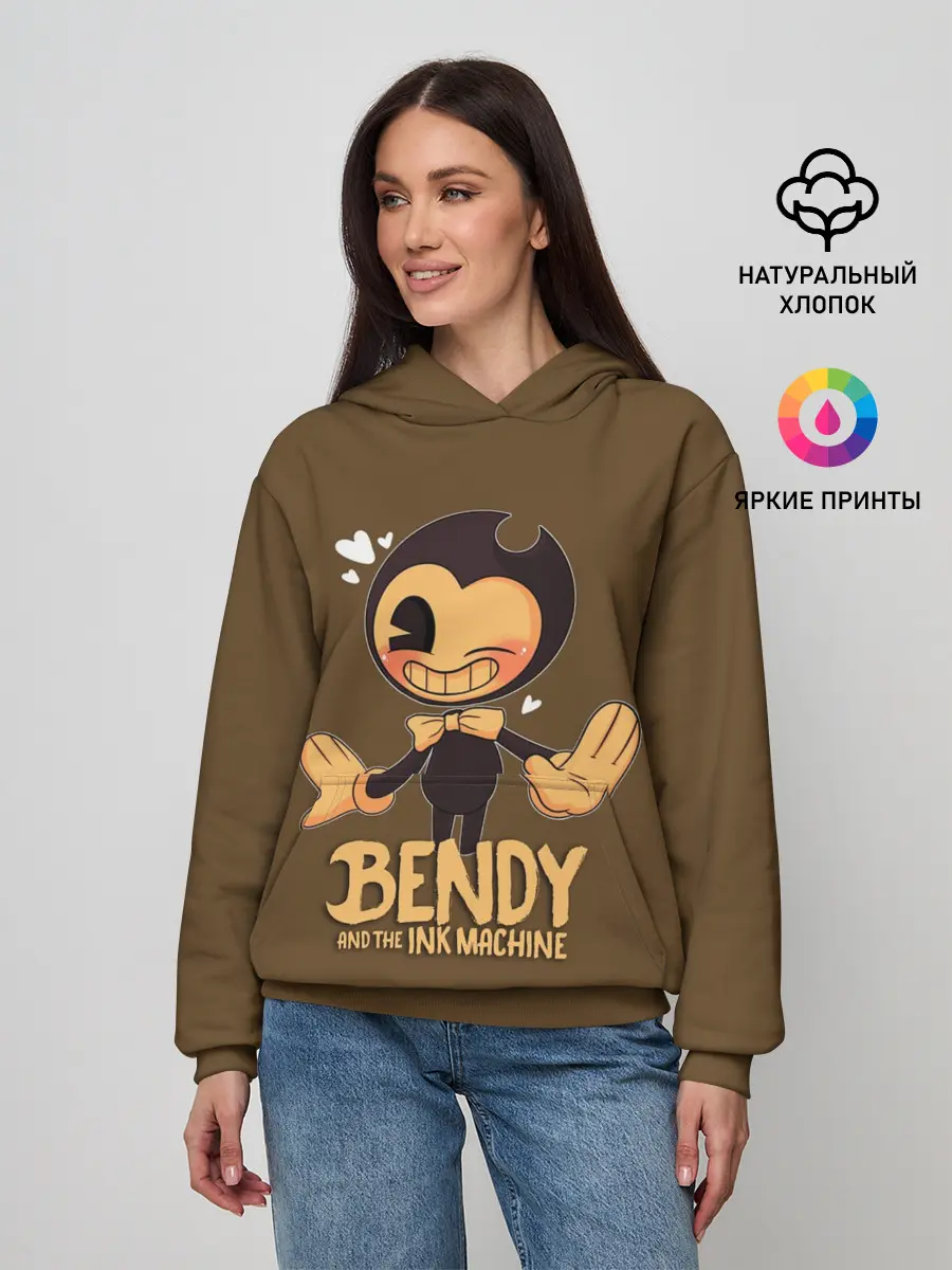 Женское худи / Bendy And The Ink Machine