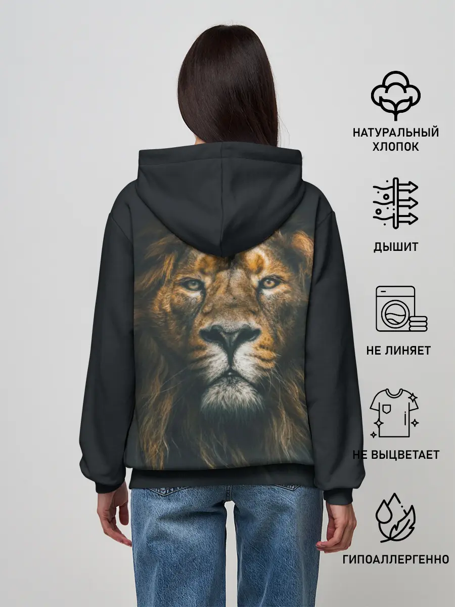 Женское худи / Лев