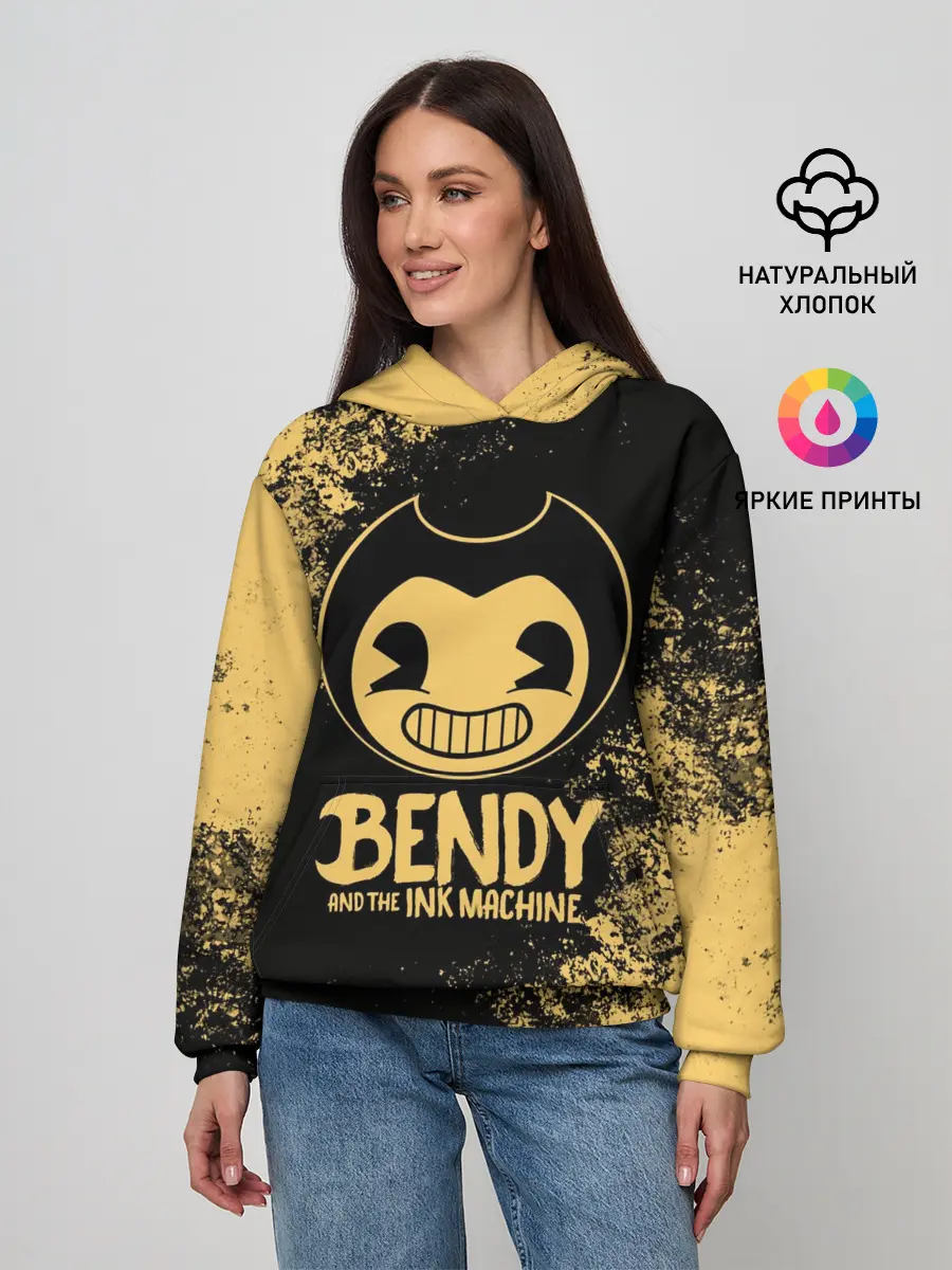 Женское худи / Bendy And The Ink Machine