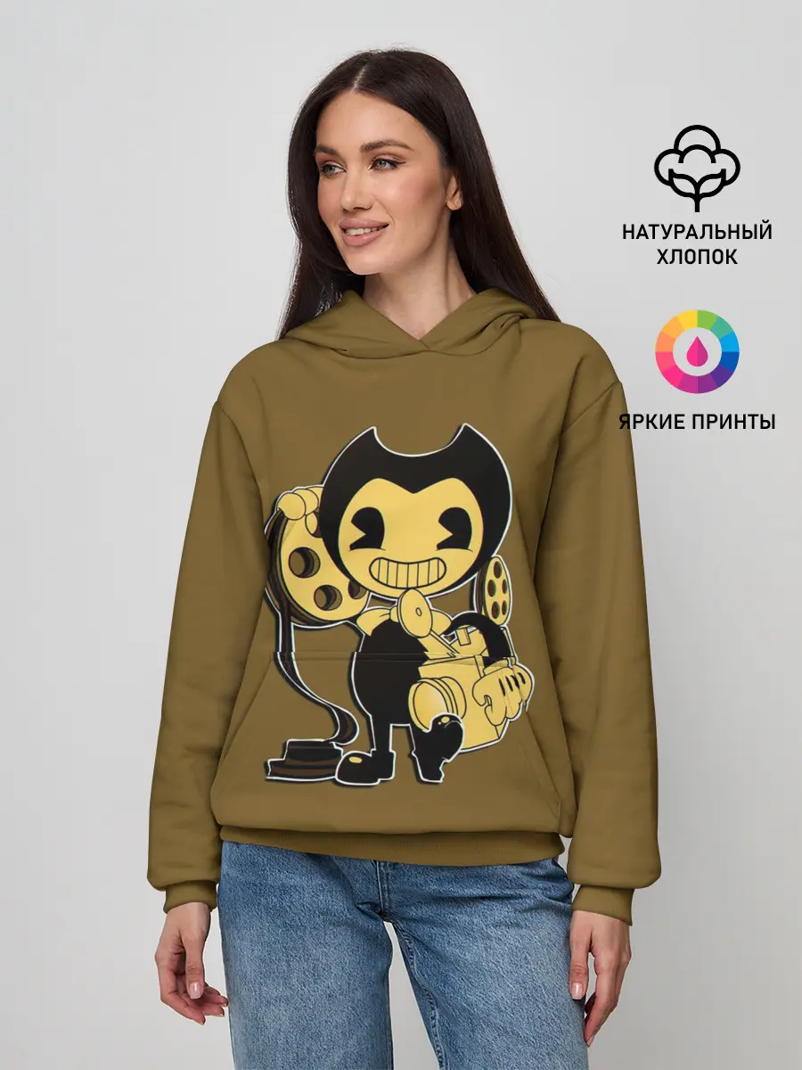 Женское худи / Bendy And The Ink Machine