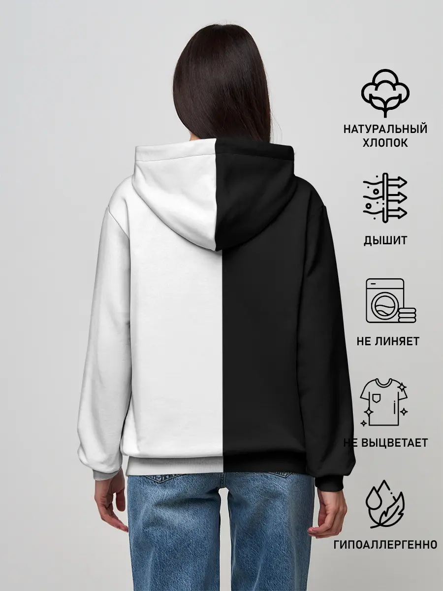 Женское худи / Черный кот