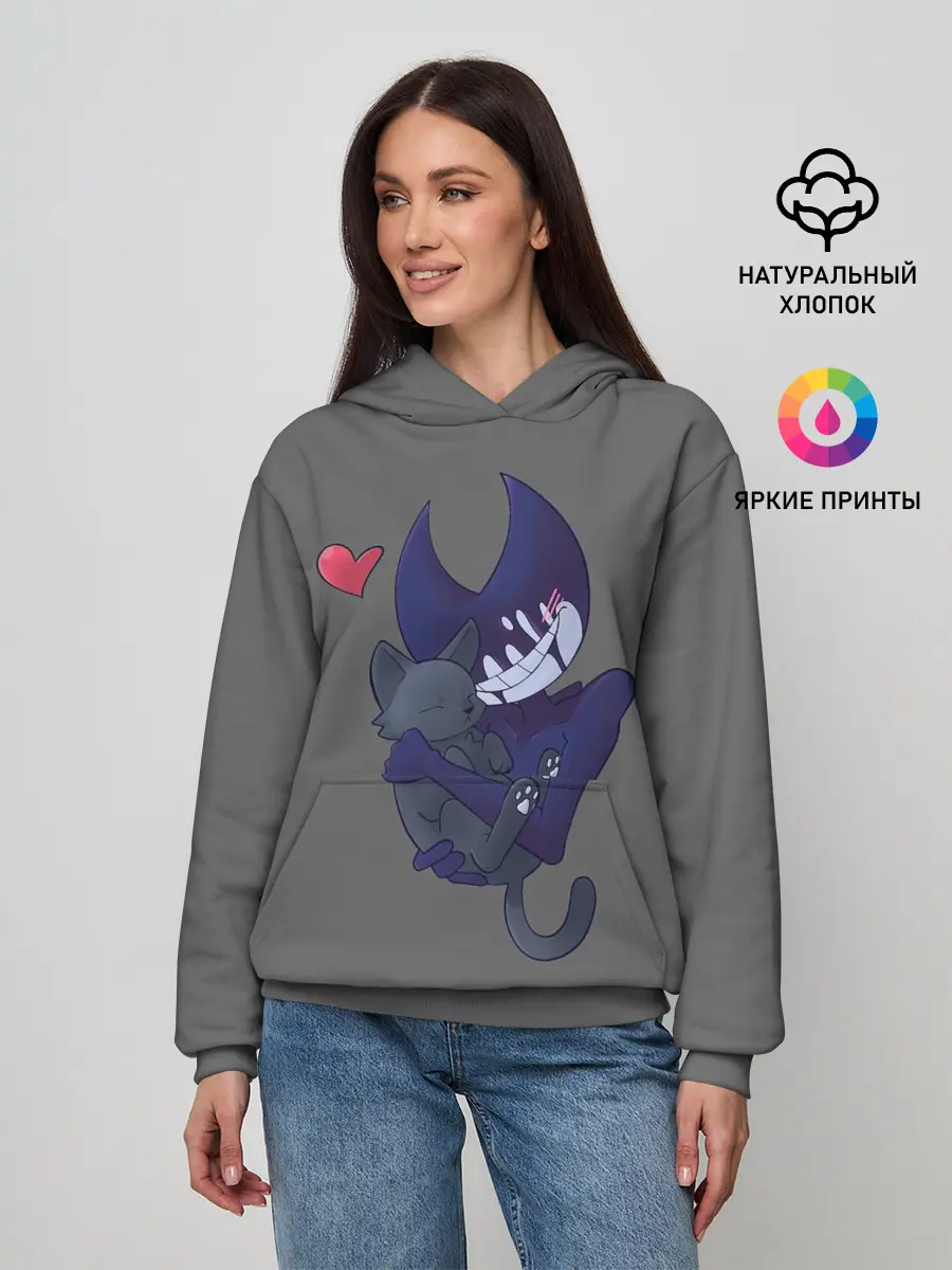 Женское худи / Bendy And The Ink Machine