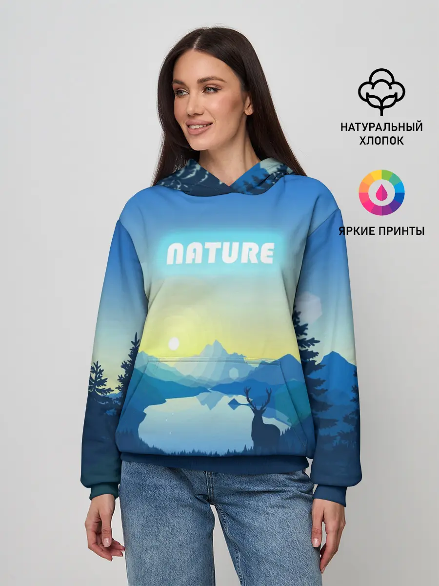 Женское худи / NATURE