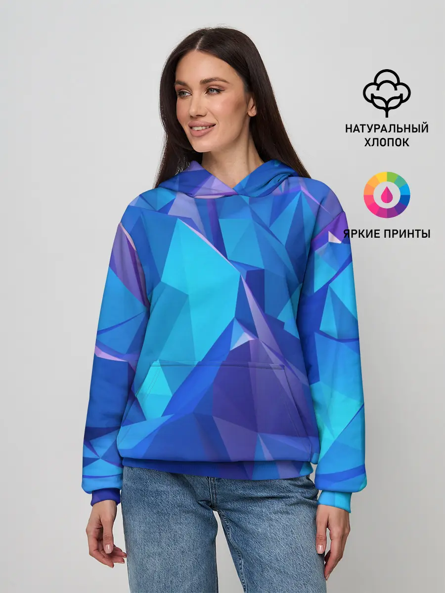 Женское худи / NEON CRYSTALLS