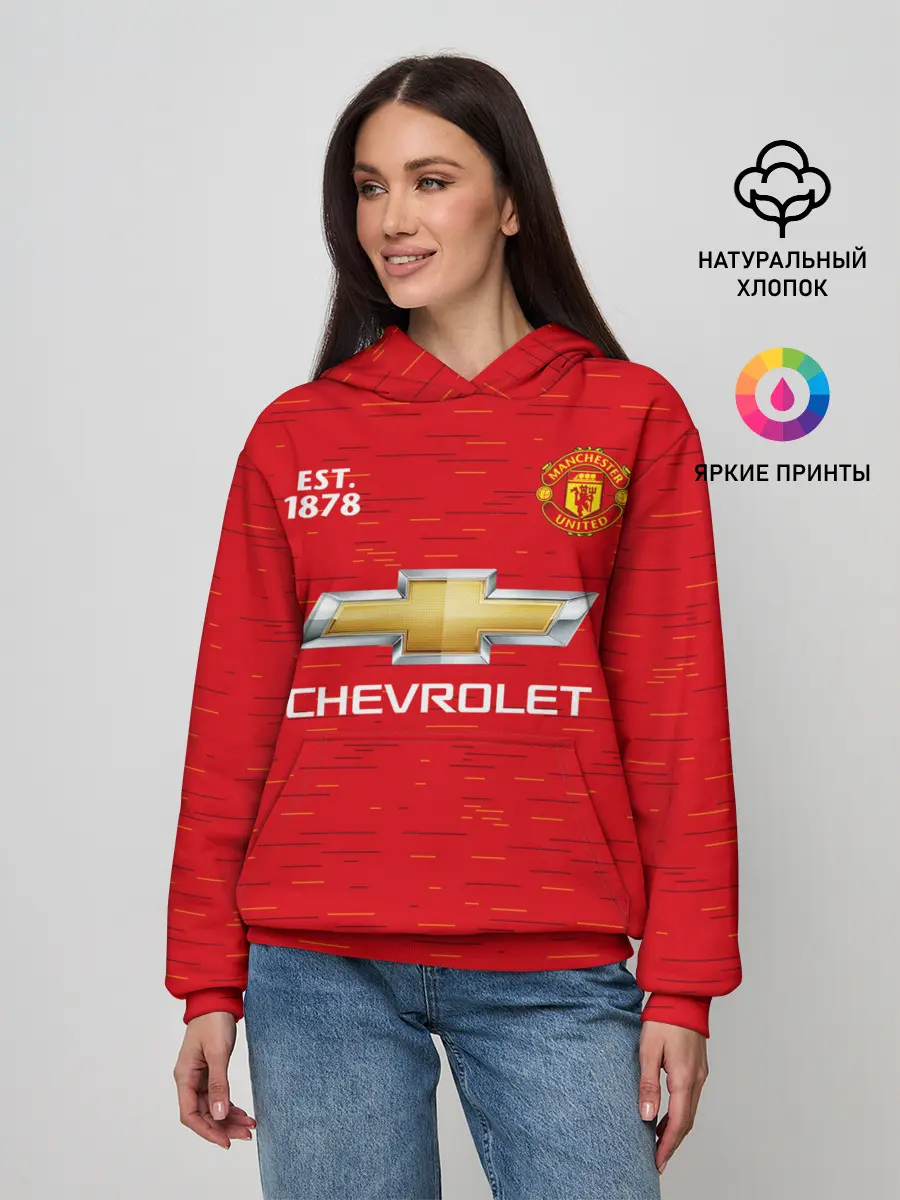 Женское худи / MANCHESTER UNITED 20/21 - HOME