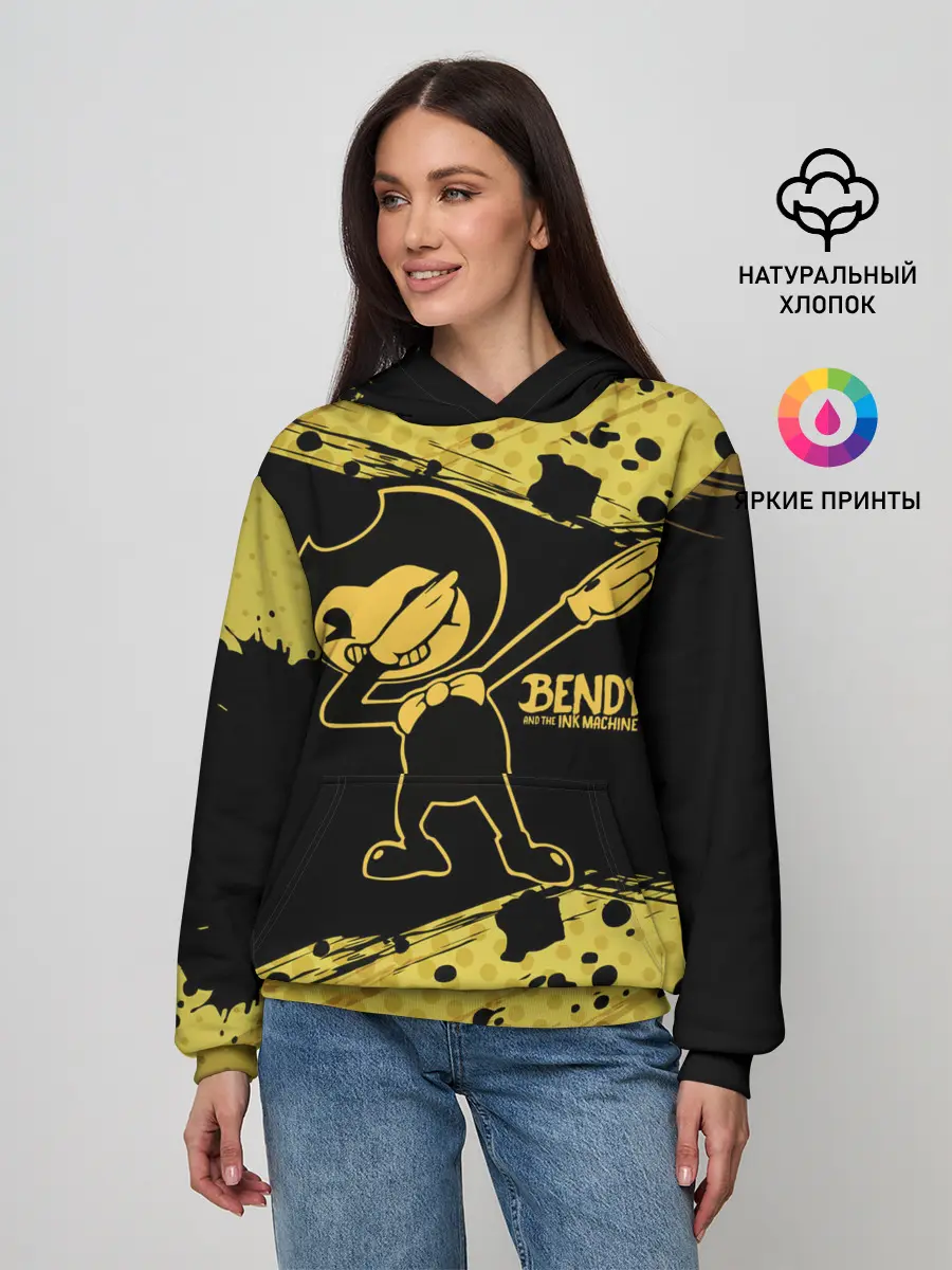 Женское худи / BENDY AND THE INK MACHINE.