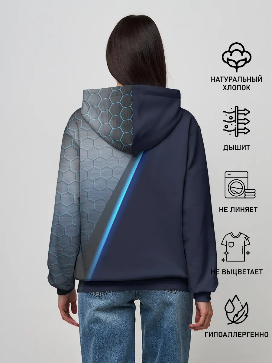 Женское худи / ROCKET LEAGUE.