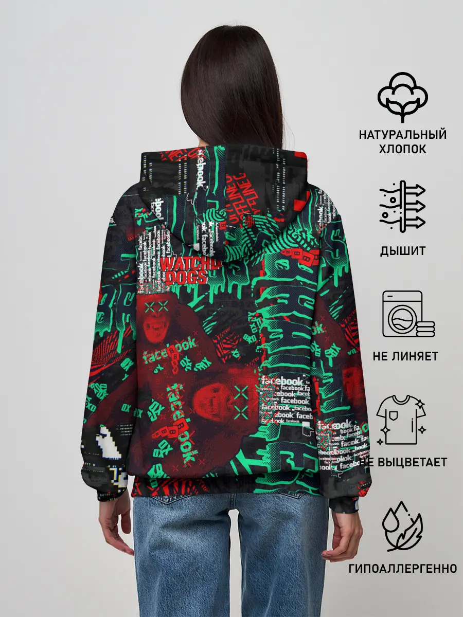 Женское худи / Watch Dogs: Legion