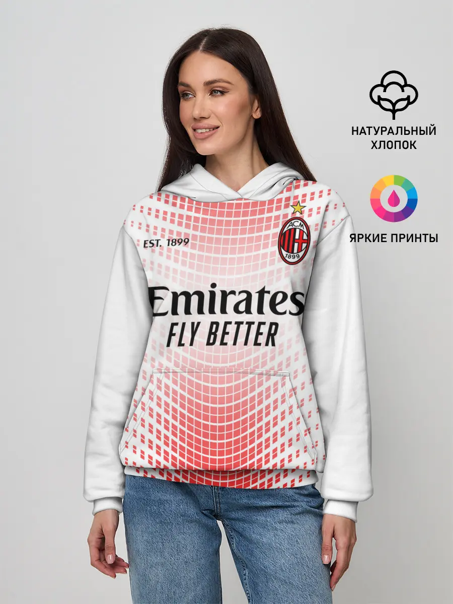Женское худи / AC MILAN 20/21 - ГОСТЕВАЯ