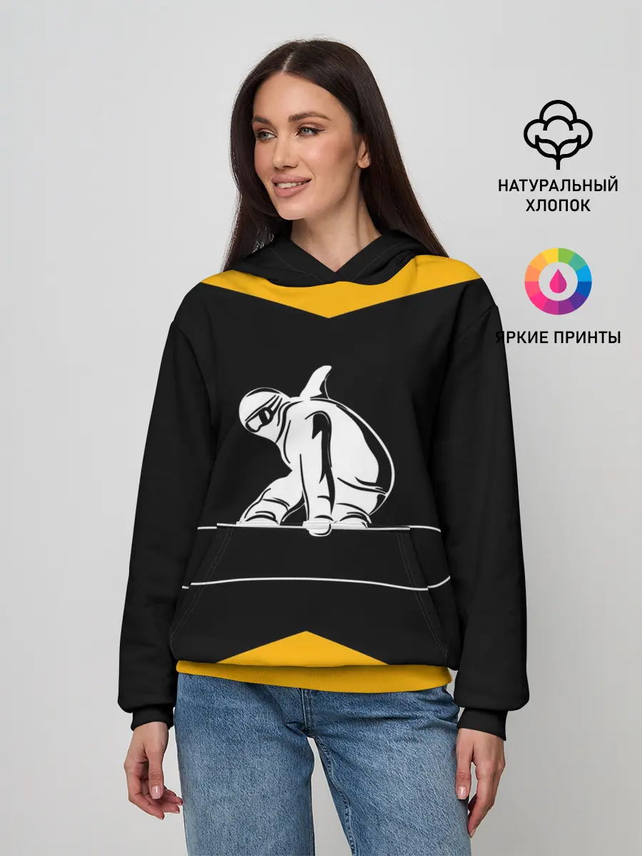 Женское худи / Сноубордист