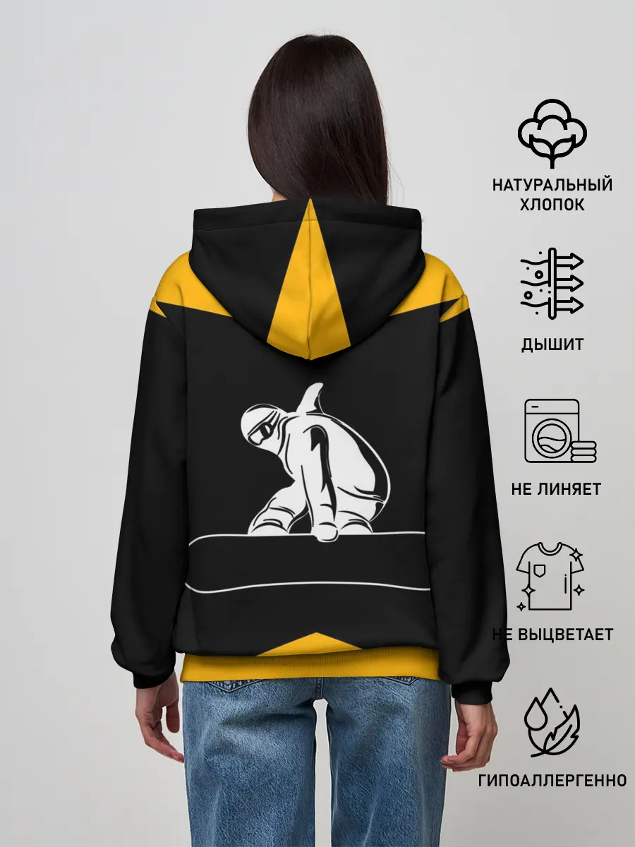 Женское худи / Сноубордист