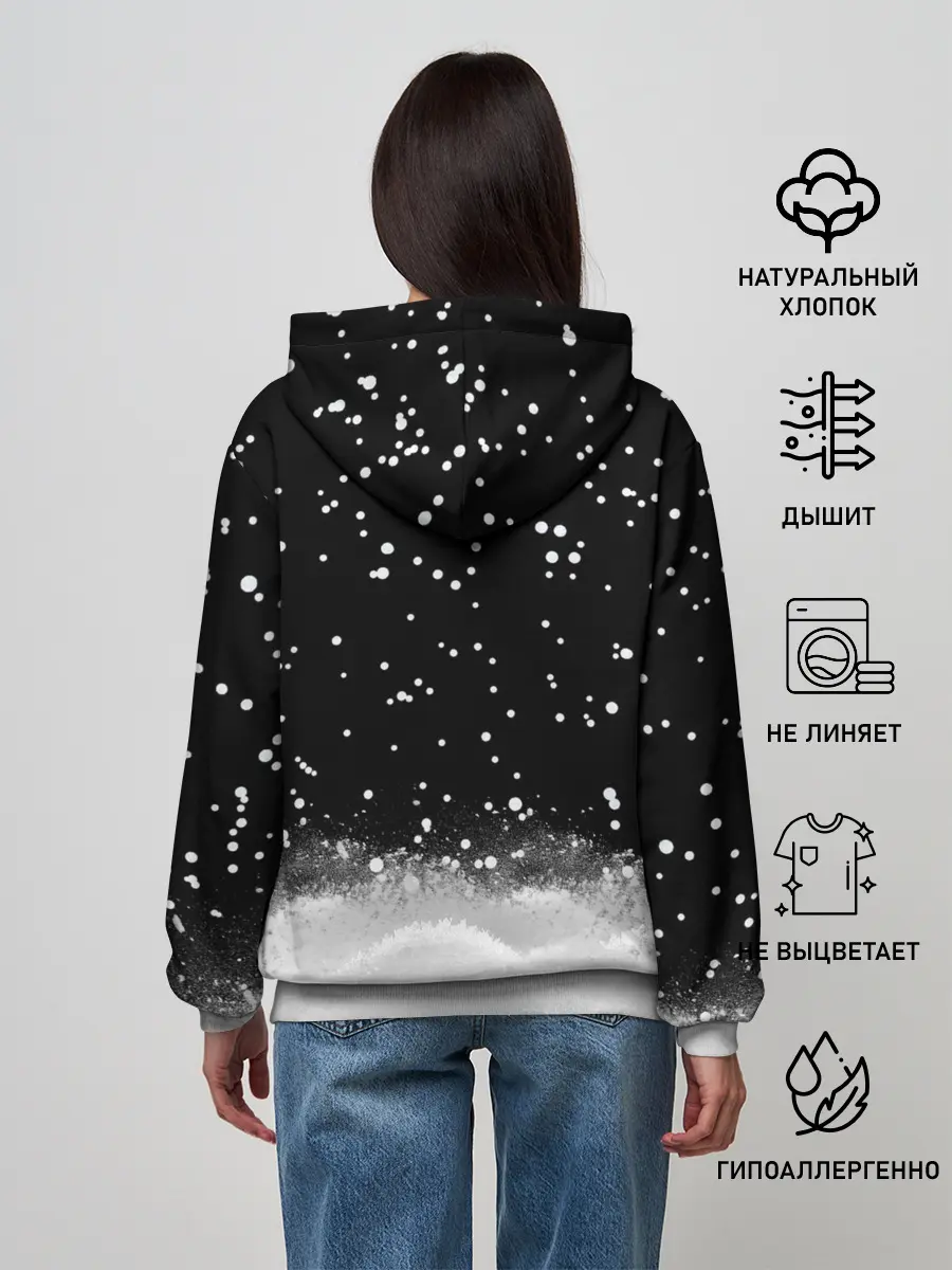 Женское худи / Енот