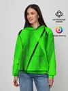 Женское худи / Зеленый неон