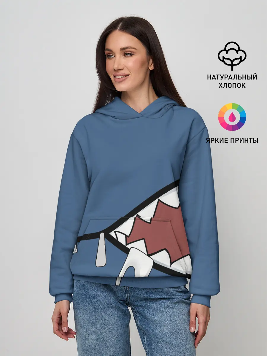 Женское худи / Акула gawr gura