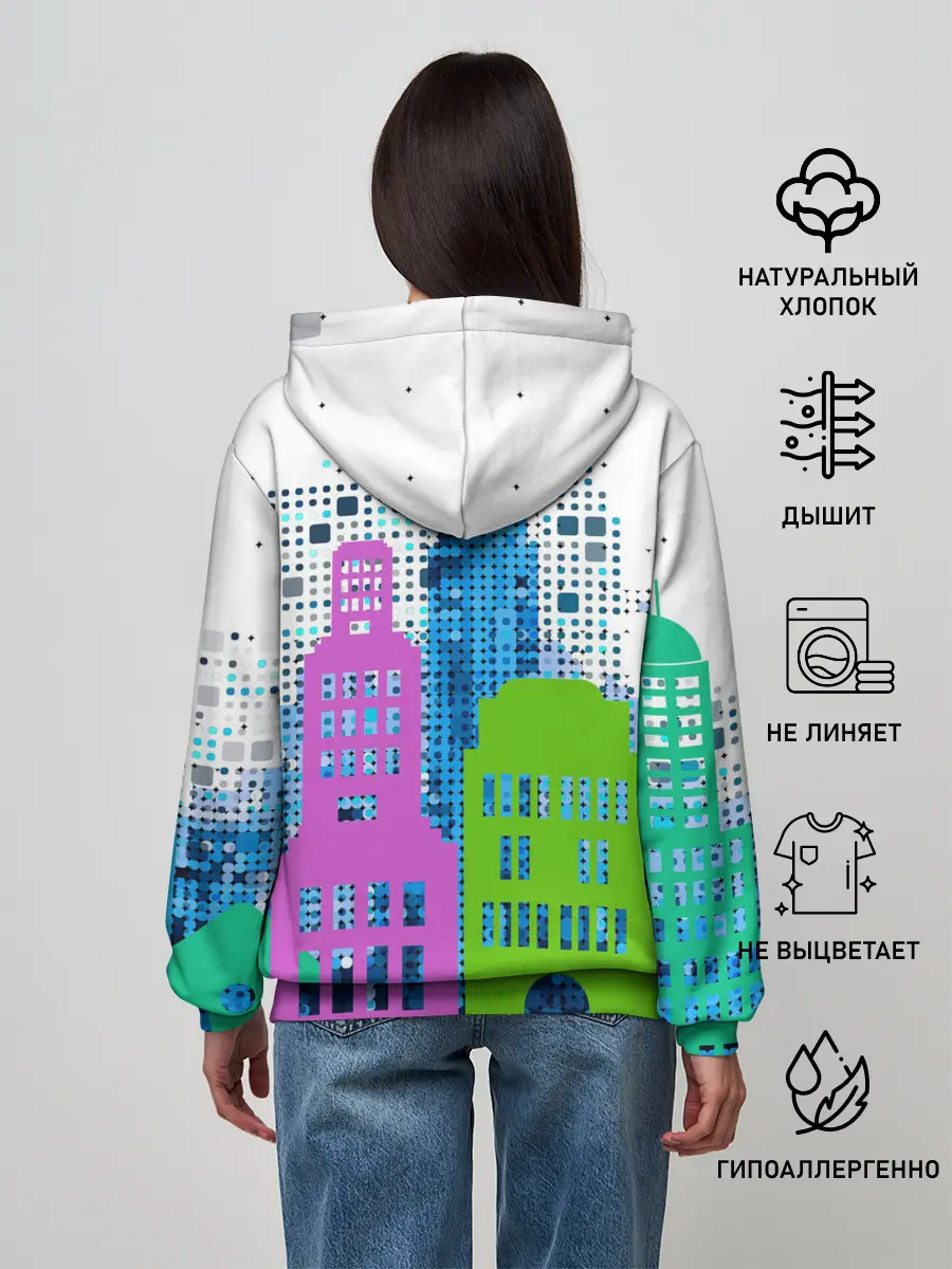 Женское худи / Город