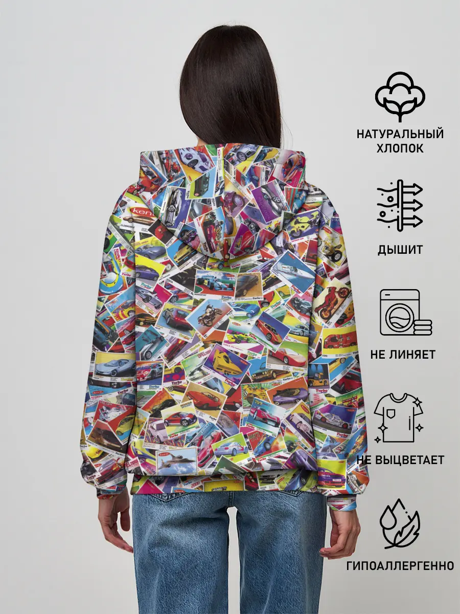 Женское худи / Коллекция вкладышей Turbo