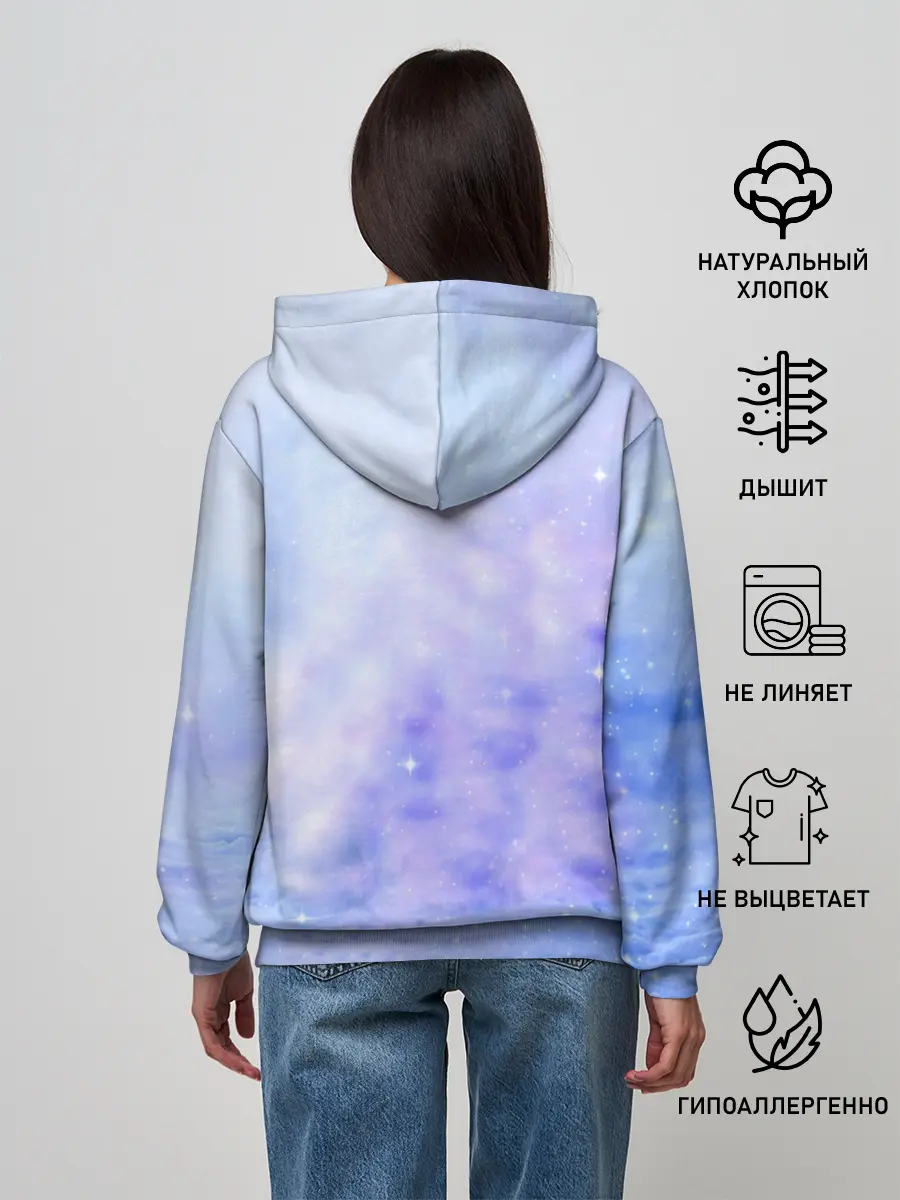 Женское худи / Полярная Лисица