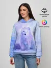 Женское худи / Полярная Лисица