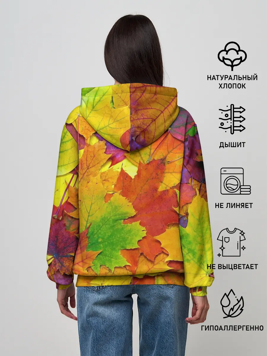 Женское худи / Осенние листья