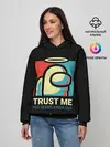Женское худи / TRUST ME red seems kinda sus