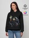 Женское худи / Астронавт мороженкой