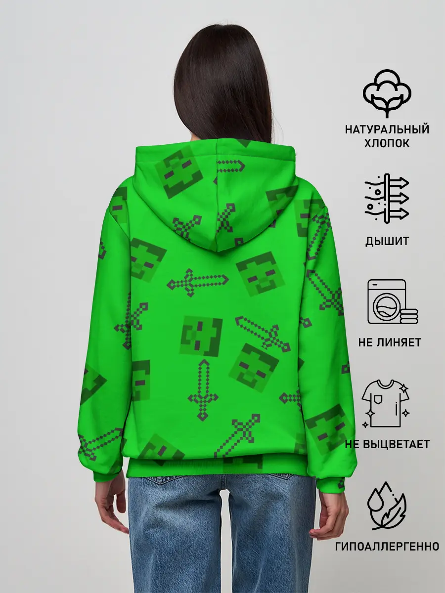 Женское худи / Minecraft